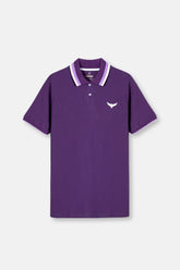 Tipping Collar Polo Shirt - Indigo